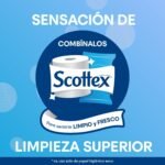 Papel higiénico Scottex Megarollo (rollo doble) 48 rollos = 96 rollos regulares