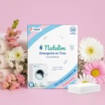 Natulim - Detergent Strips for Washing Machine (150 Washes) - Includes Softening Effect, Eco-Friendly, Hypoallergenic, Made in Spain - Clean and Soft Clothes Without Mousing the Planet (Floral) - 3